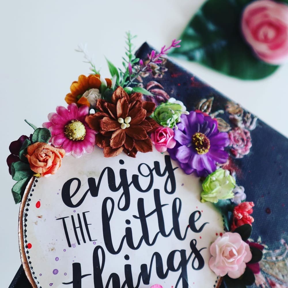 Πίνακας Ονειροπαγίδα Boho "Enjoy the Little Things"